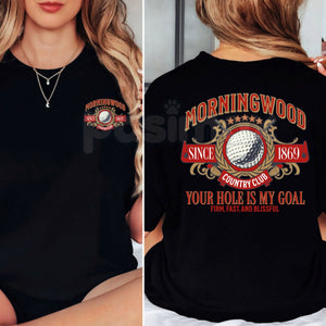 "Morningwood Country Club" Men’s Funny T-Shirt
