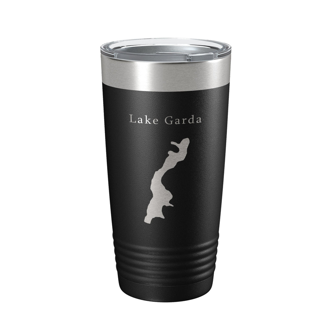 Lake Garda Map Tumbler Travel Mug Insulated Laser Engraved Coffee Cup Connecticut 20 oz
