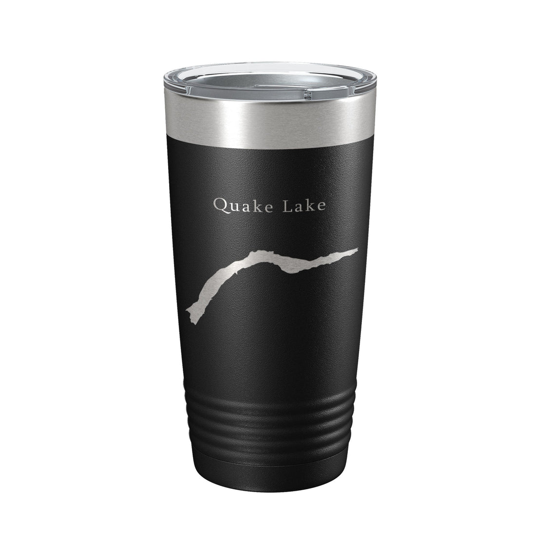 Quake Lake Earthquake Map Tumbler Travel Mug Insulated Laser Engraved Coffee Cup Montana 20 oz