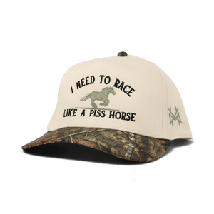 Race Like A Piss Horse Snapback Hat