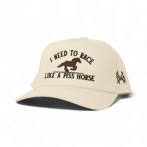 Race Like A Piss Horse Snapback Hat