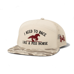 Race Like A Piss Horse Snapback Hat