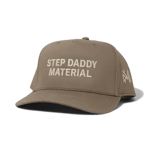 Step Daddy Material Snapback Hat